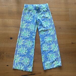 Lilly Pulitzer Bal Harbour Palazzo Bennet Blue Tropics Like Its Hot Pants XXS